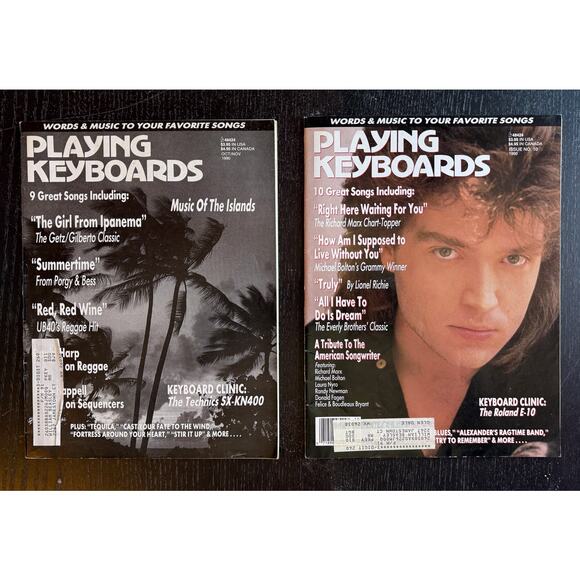 Lot of 6 Playing Keyboards Magazines 1990 -1991 - Picture 4 of 7